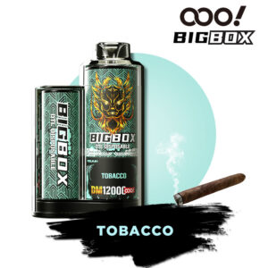 OOO! BIGBOX DTL/DL Vape Descartável POD 12000 Puffs 25ml fluxo de ar ajustável e Recarregável